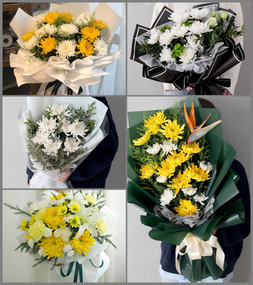 广东清远市清城区源潭镇大龙村白事花束代送
